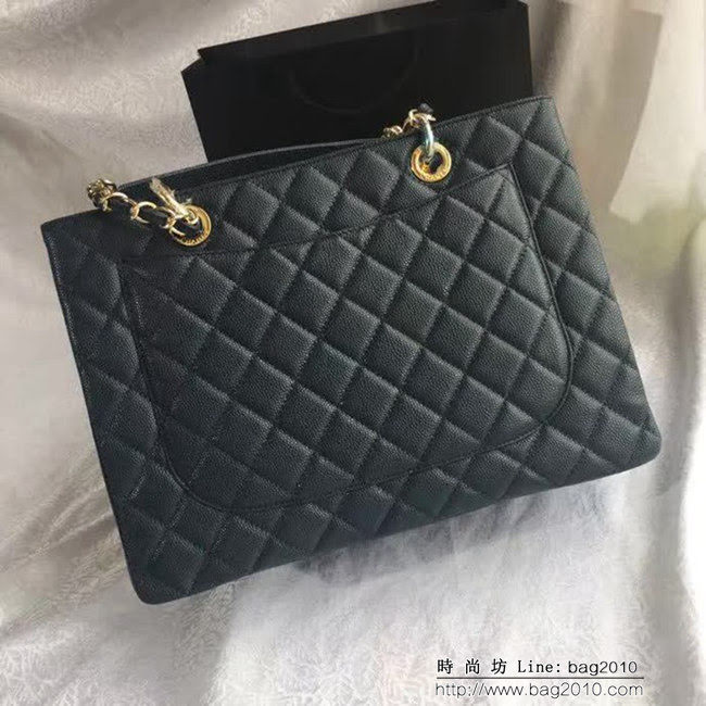 香奈兒CHANEL 50995 經典系列 魚子醬牛皮方形風格雙鏈條包 DSC1955